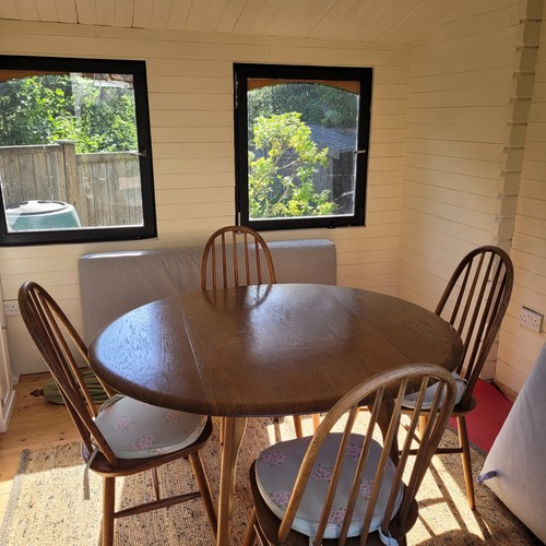Ercol oval drop leaf table
