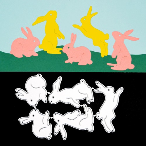 Easter bunnies rabbits hares - &,