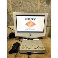 Sony PlayStation 1 SCPH-1002 PAL Video Gaming Console Grey 12W with Accessories