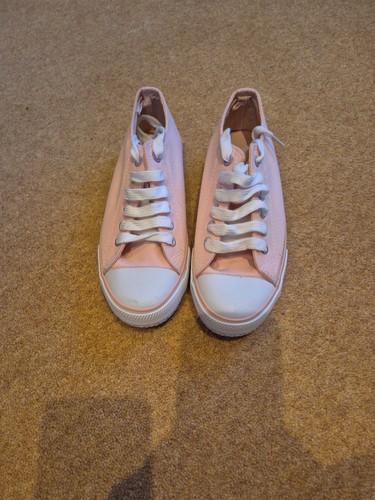 Primark pink canvas trainers - pink,