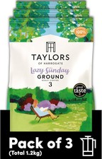 Taylors of Harrogate Lazy Sunday Ground Coffee – 3 x 400g