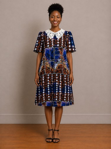 Handmade african ankara midi - handmade,