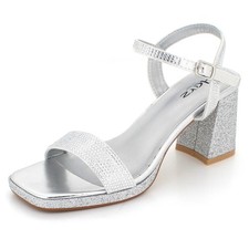 Women Block Heel Ankle Strap