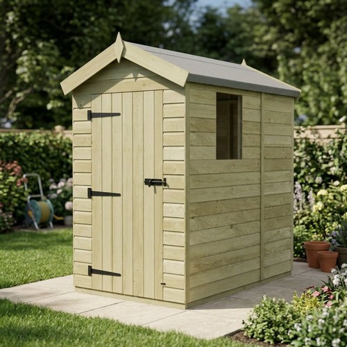 Apex shed single door all - -,