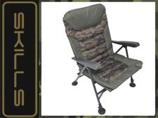 Carp Fishing Chair Skills Tackle high back recliner arm rests Nash Fox Solar