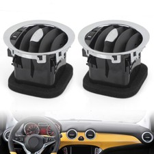 2x Chrome Dash Heater Air Vent