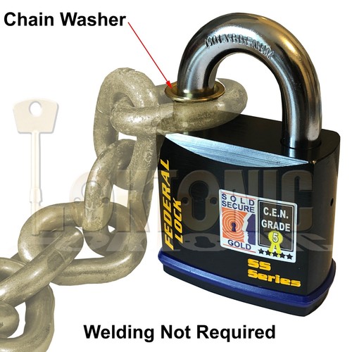 Federal chain retaining washer - retaining,