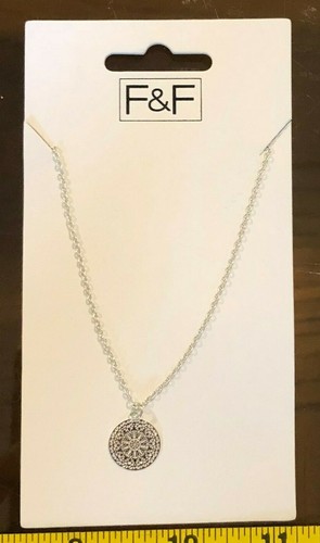 Necklace silver dish - silver,