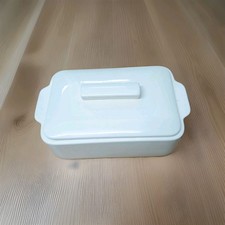 Antique Waechtersbach Cream Ceramic Lidded Cook Pot 1940s