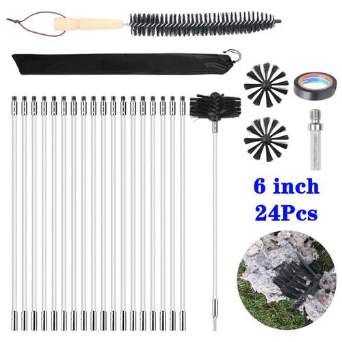 24x chimney sweep set - chimney, 6inch