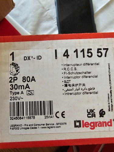 Legrand 80a rcd 411557 - legrand,