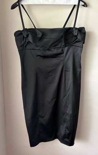 Max mara black satin - black,