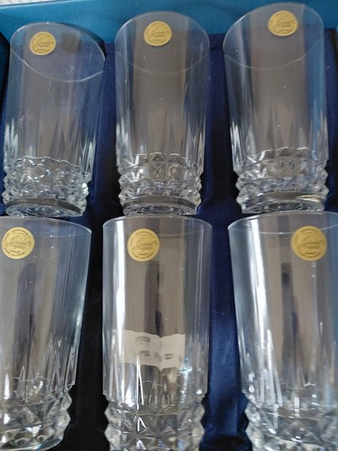 Set six cristal arque - set, d'arque