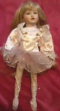 15" Vintage Fair Lady Porcelain Ballerina Doll.