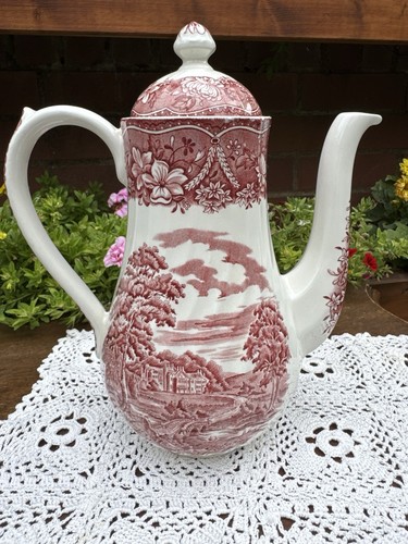 Vintage teapot old castle - teapot,