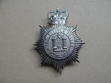 Obsolete British East Suffolk Police Helmet Badge Q/C SU