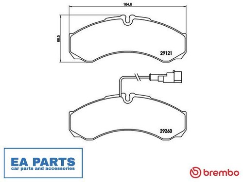 Brake pad set - brake, disc