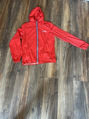 Ellesse red hooded full zip - red,