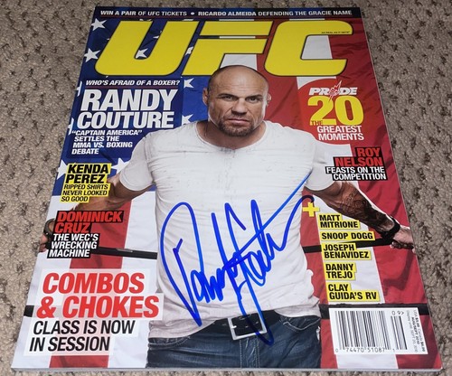 Randy couture signed ufc - signed,