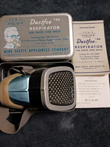 Vintage 1940s msa dustfoe - vintage,
