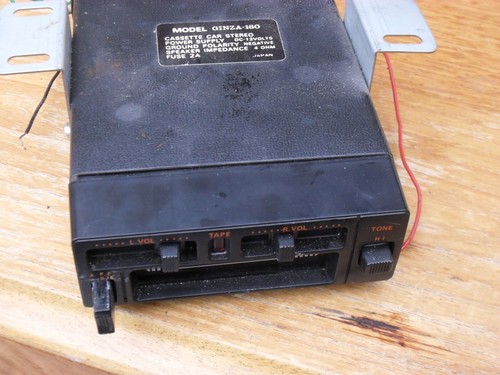 Vintage car cassette stereo - vintage,
