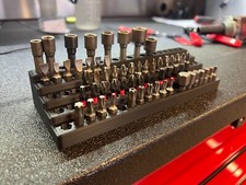 1/4" Hex Bit Holder -  Multiple Options | Drawer Organiser | Toolbox Organiser