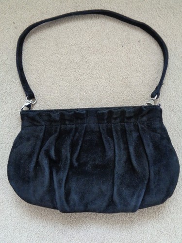 Hobbs black suede - suede, bag