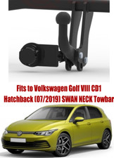 Swan Neck Tow Bar For VW Golf