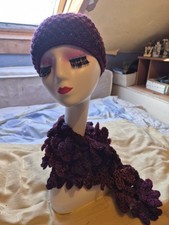 New Plum Purple Hand Crochet