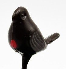 Dolls House Large Robin Single Plastic Bird on a Stem 1:12 Scale Garden tumdee