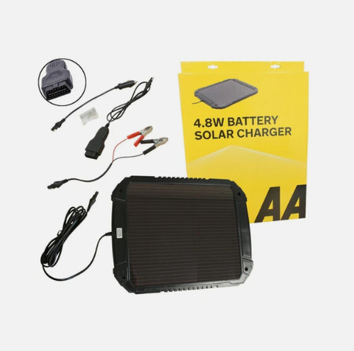 12v solar powered - aa, car
