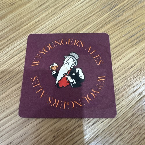 Youngers ales beer - youngers, mat