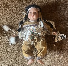 The Leonardo Collection Indian Porcelain Doll