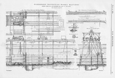 HASTINGS Sussex Foreshore Protection Works 3 x Antique Prints 1893