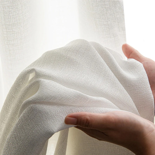 Translucent pure chiffon - chiffon, white