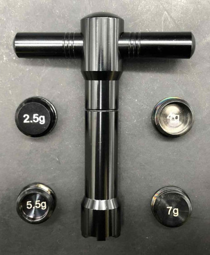 Golf weight wrench set - golf, 2.5g-7g