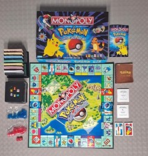 Vintage Pokemon Monopoly Collectors Edition Boxed Board Game 2000 Complete