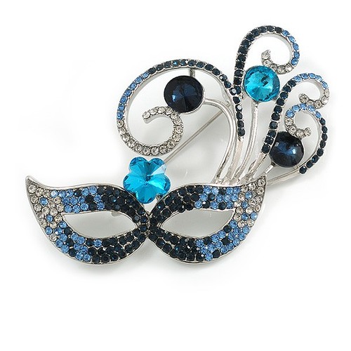 Statement blue clear crystal - statement,
