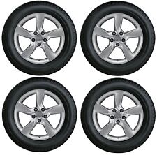 AUDI A3 MK3 17” ALLOY WHEELS SET OF FOUR + DUNLOP 205/50 WINTER TYRES GENUINE