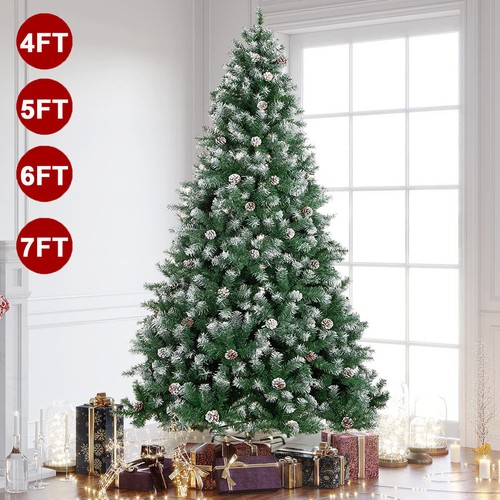 7ft frosted pinecones - 4/5/6/7ft,