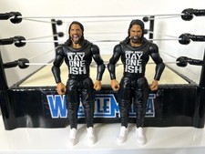 WWE The Usos Jimmy & Jey Uso Wrestling Figures Mattel Bloodline Rare WWF
