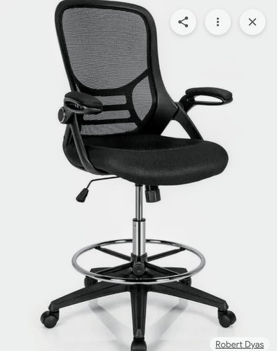 Mesh drafting chair with - mesh,