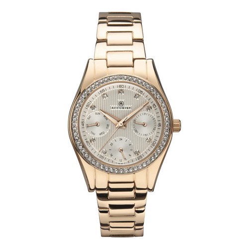Accurist ladies rose gold - ladies,