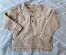 HAND KNITTED BABY JUMPER -