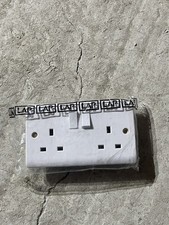 LAP White 13A Double Switched
