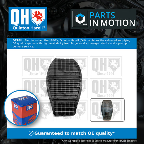 Clutch pedal pad - pedal, fits