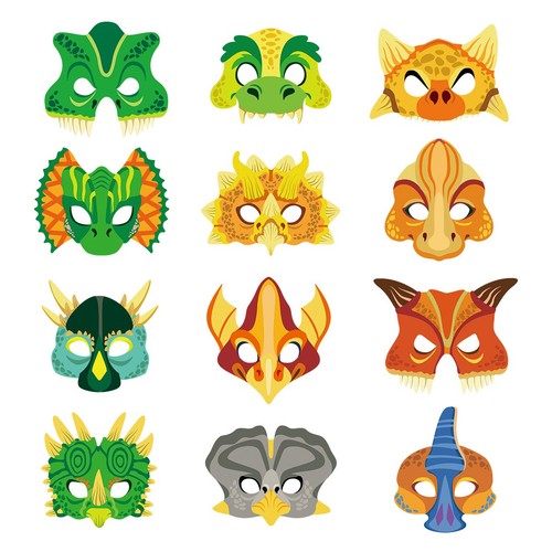 Dinosaur mask children - mask,