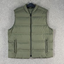M&S Mens XL Green Down Puffer