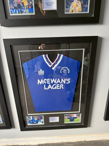 Glasgow rangers signed framed - glasgow,