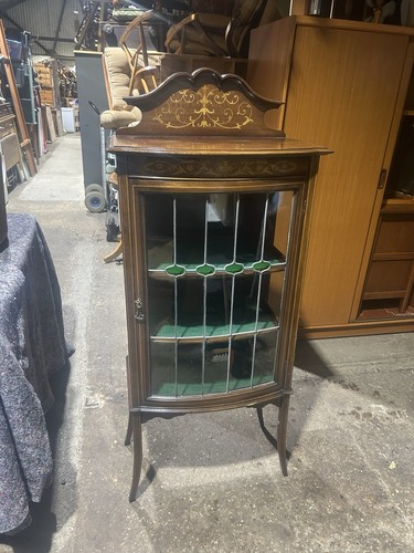 Vintage inlaid bow fronted - inlaid,